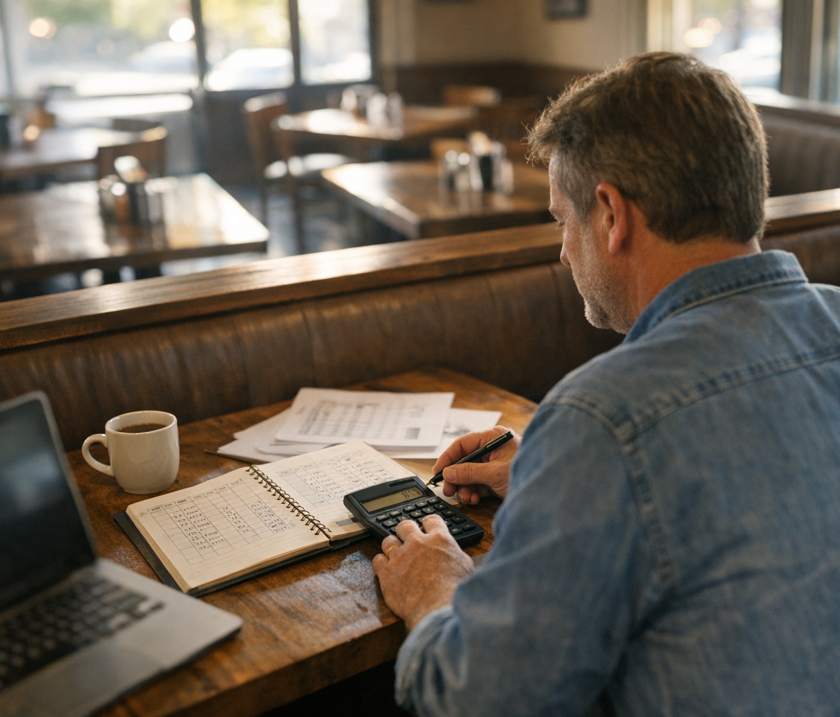 A Practical Shift Staffing Formula for Restaurants Using Sales, Covers, and Kitchen Capacity